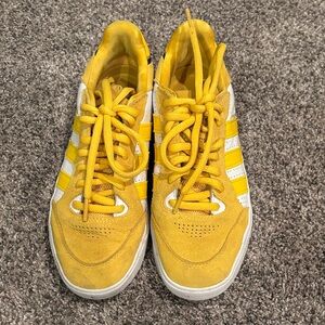 adidas Yellow and White Athletic Shoes